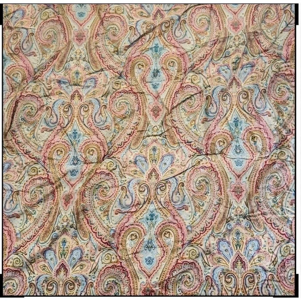 Ralph Lauren Fenton Paisley Reversible Stripe Comforter King Size
